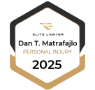 Dan T. Matrafajlo, recognized as an Elite Lawyer in Personal Injury for 2025 - Top-Rated Personal Injury Attorneys